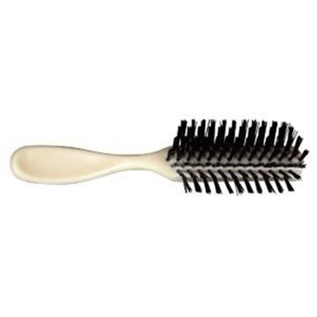 DUKAL Hair Brush- Adult- Ivory- 7.25 in. long- nylon tuft bristles HB01